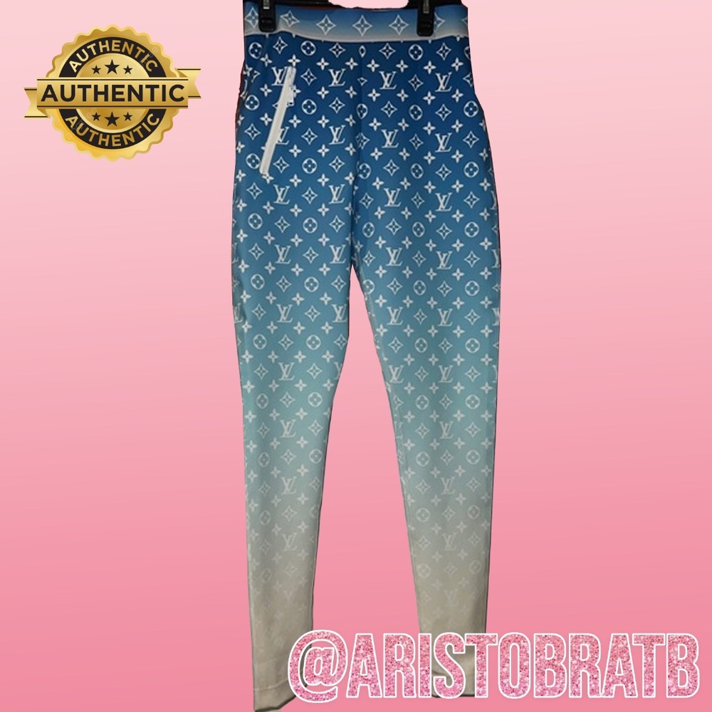 Louis Vuitton Blue Lagoon Monogram Leggings SOLD OUT